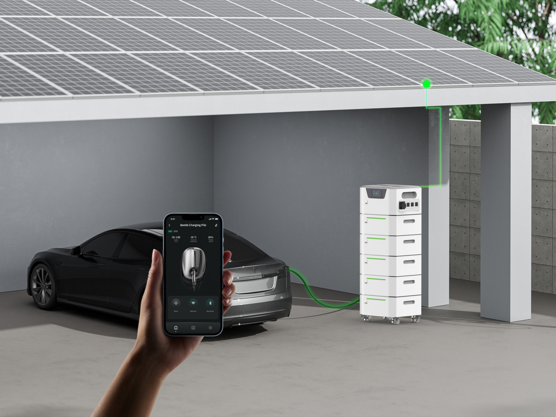 5DTECH 5KW-30KW All In One Stacked Energy Storage System